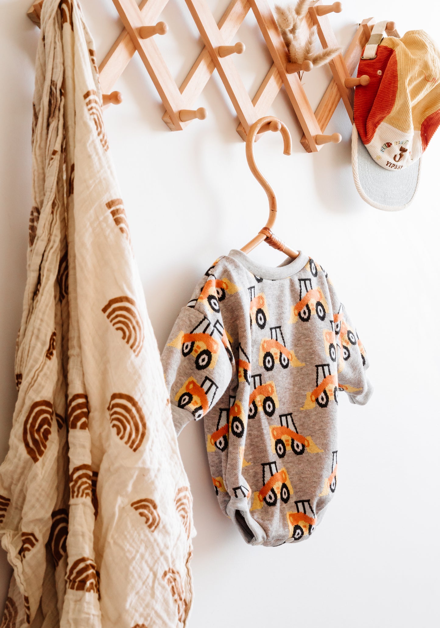 Skid Steer Knit Romper