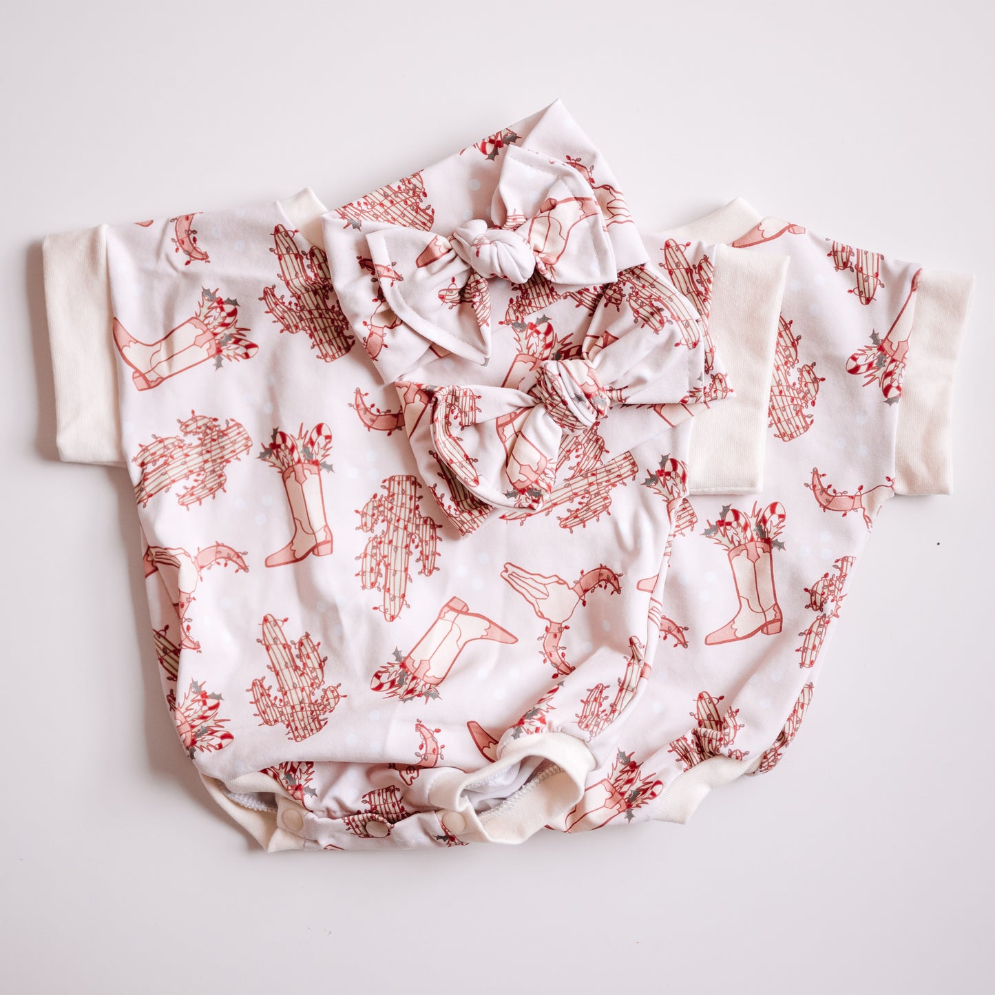 Western Christmas Blush Pink