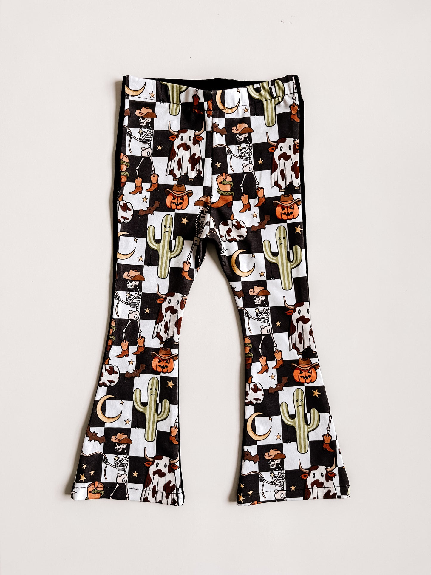 Check Halloween Slim Flares