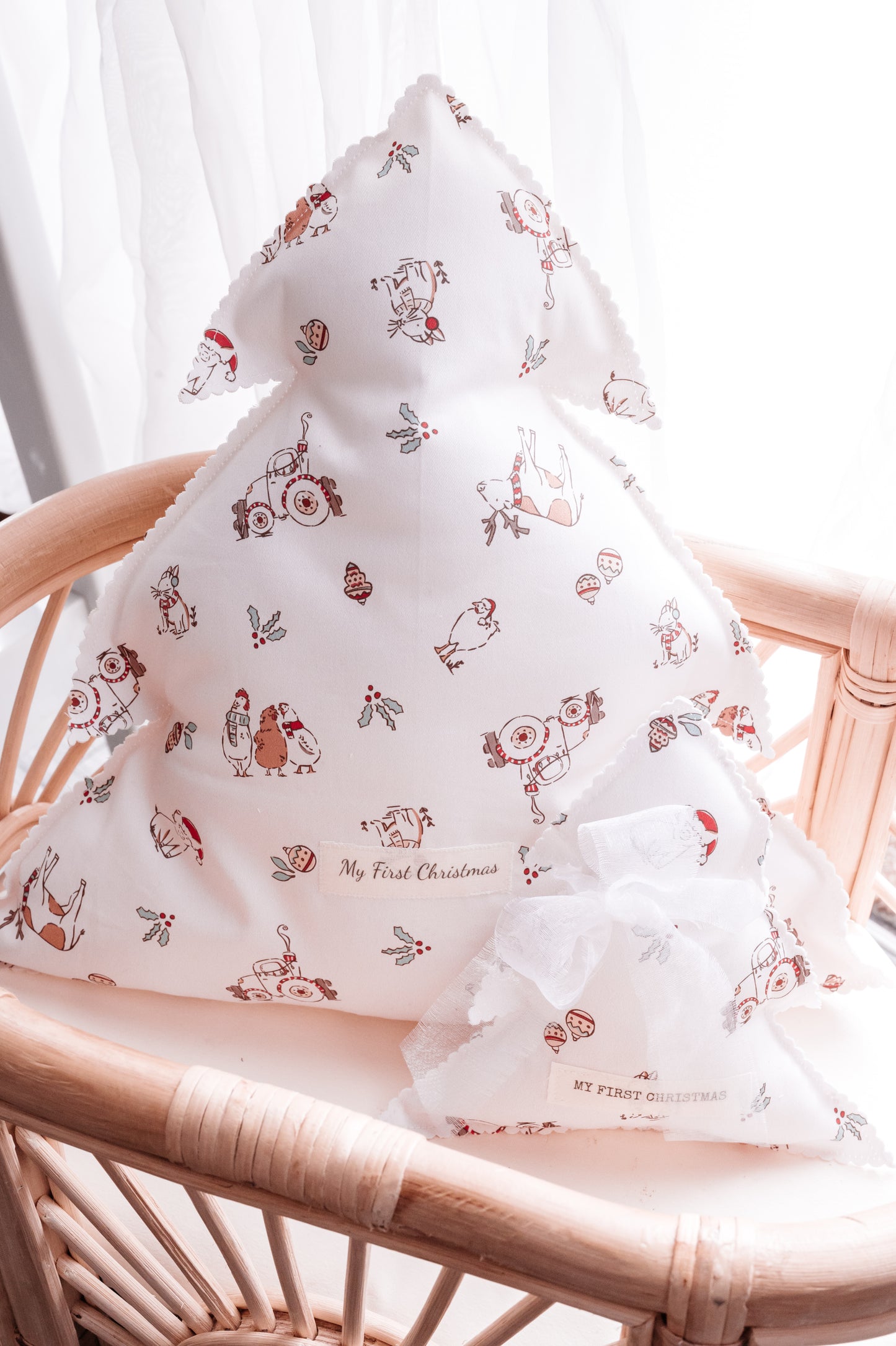 Christmas Tree Memorial Keepsake Pillow