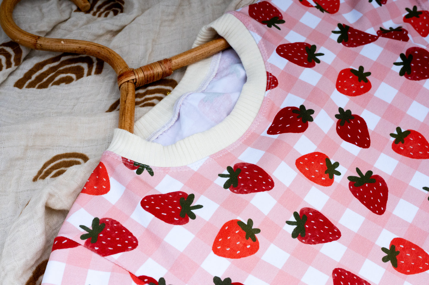Strawberry Boxy Tee