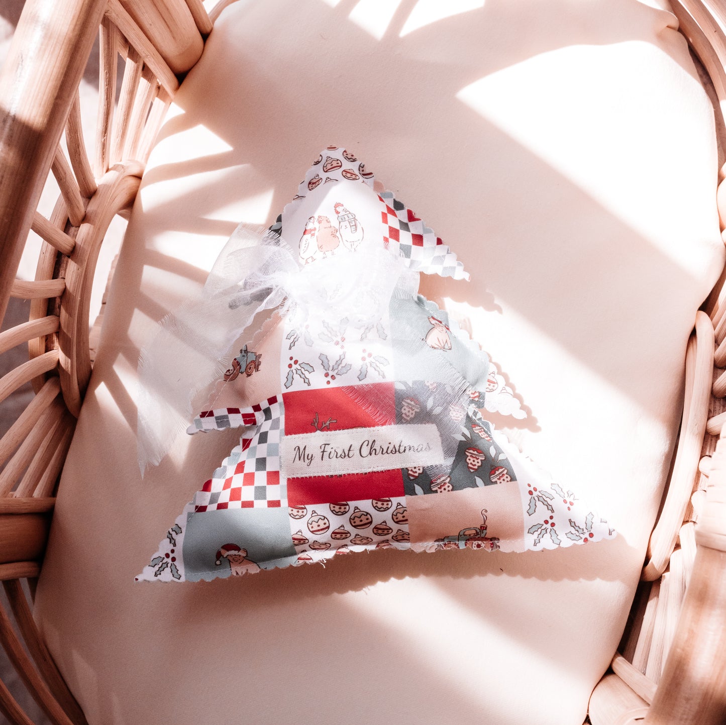 Christmas Tree Memorial Keepsake Pillow