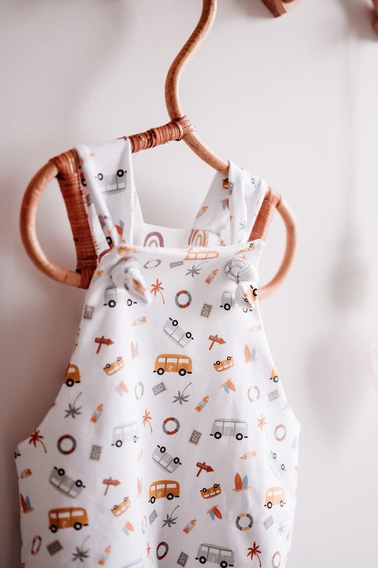 Beachy Knotted Overalls