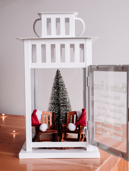 Christmas in Heaven Double Chair Lantern