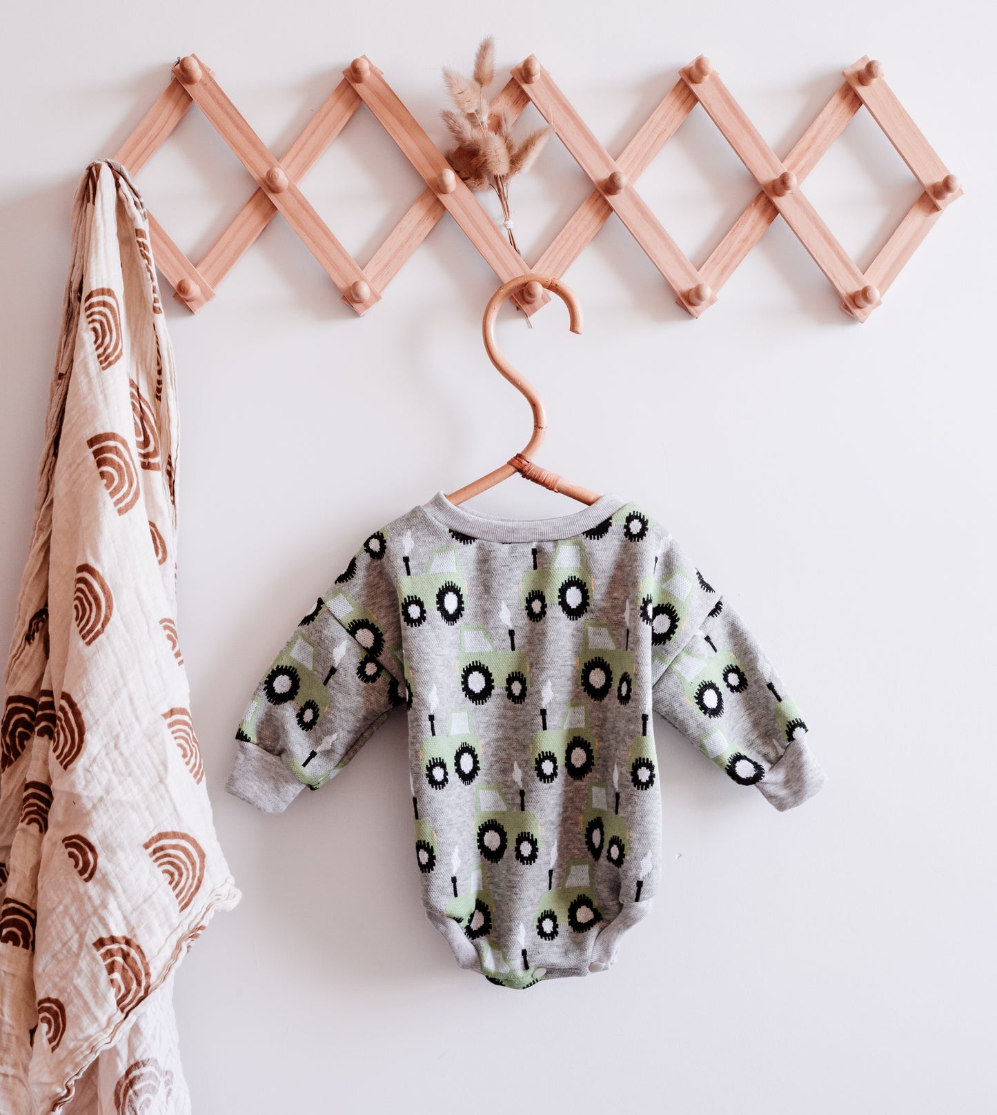 Tractor Knit Romper