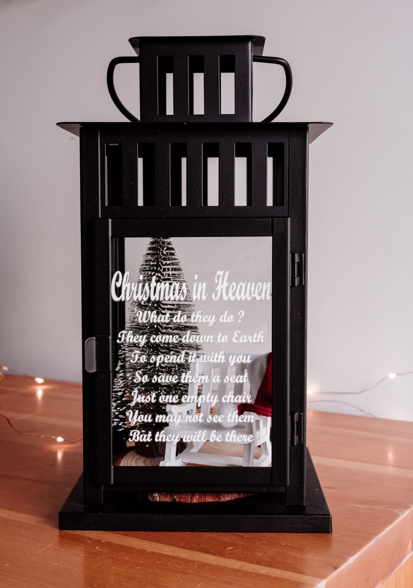 Christmas in Heaven Lantern Basic - No Lights