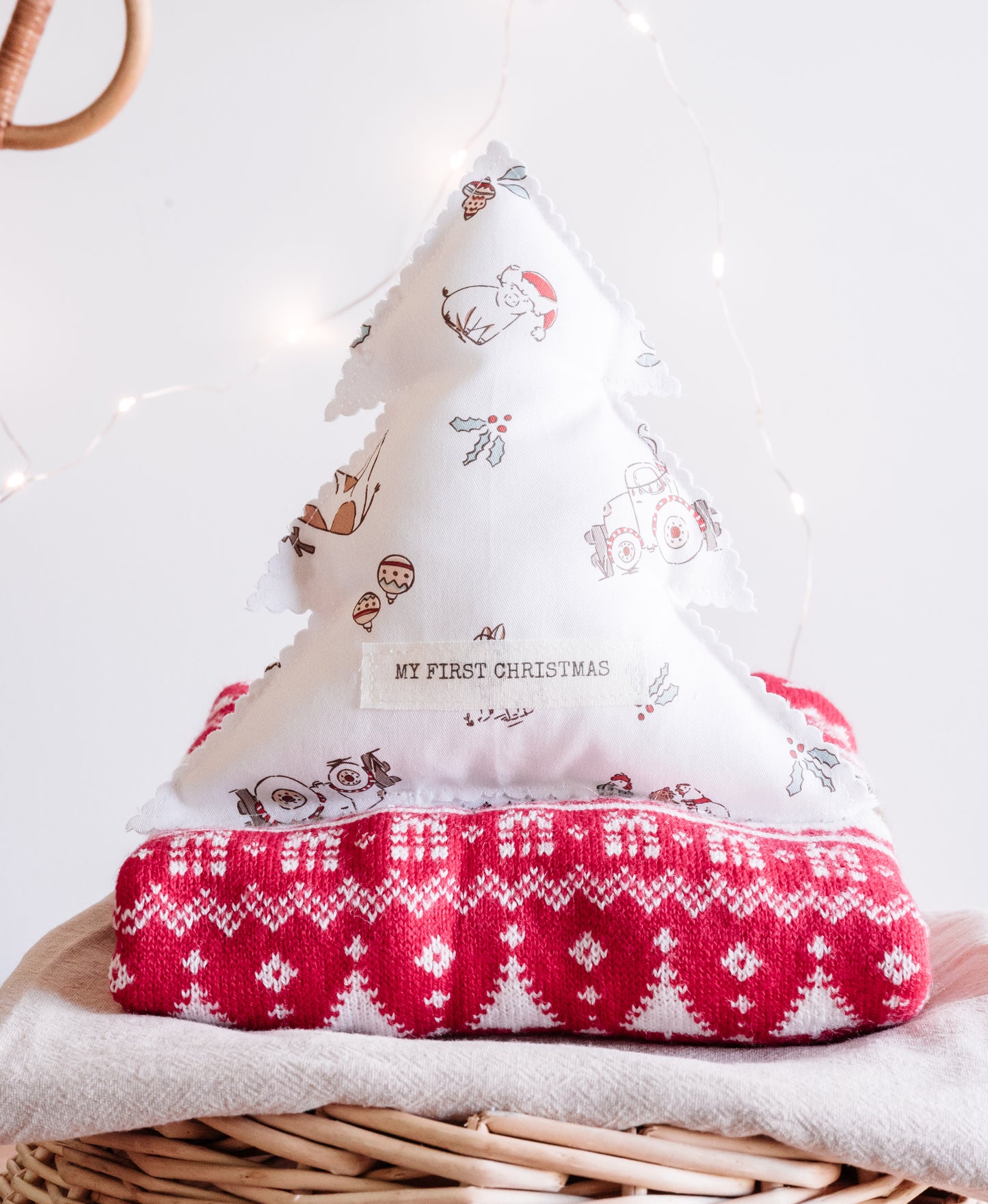 Christmas Tree Memorial Keepsake Pillow