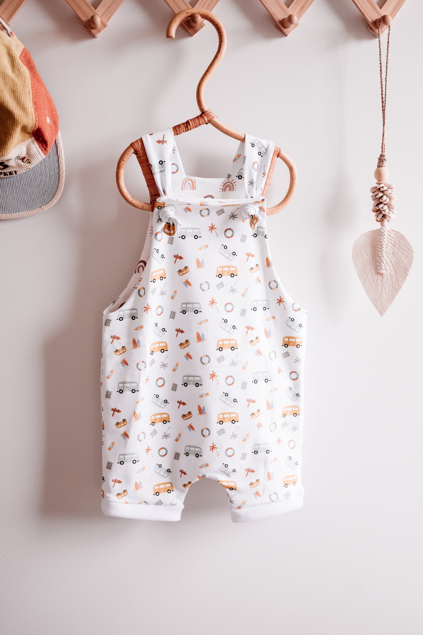 Beachy Knotted Overalls