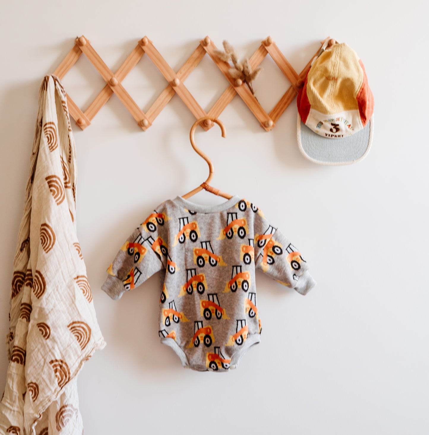 Skid Steer Knit Romper