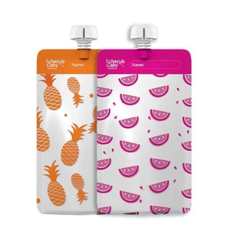 Reusable food pouch on the go minis 10 Pack 120mls
