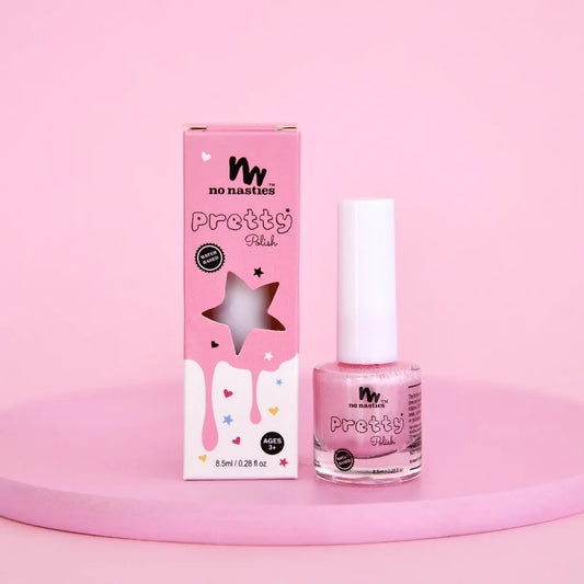 PASTEL PINK WATER-BASED, SCRATCH OFF NAIL POLISH FOR KIDS - 8.5ML