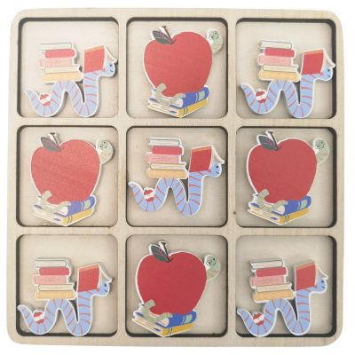 Bookworm Tic Tac Toe Set Red & Blue 17cm