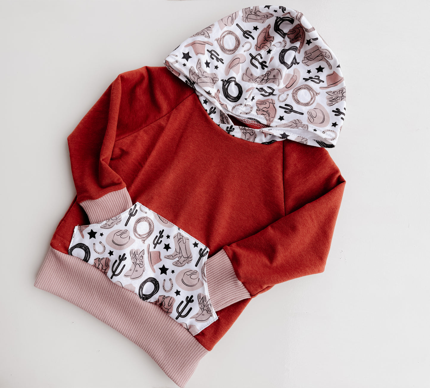 Rust Country Western Hoodie