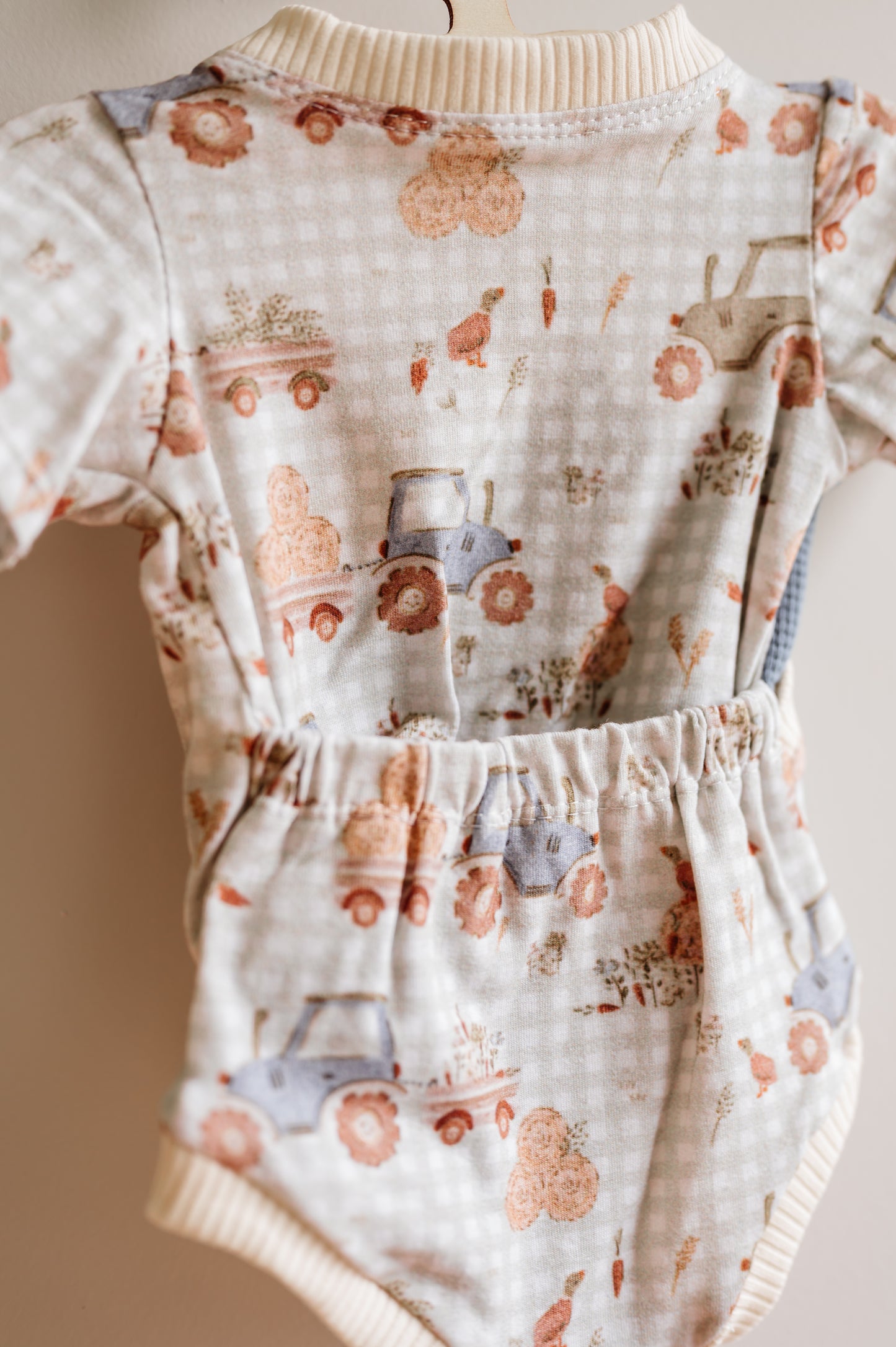 Farm Gingham Criss Cross Bodysuit