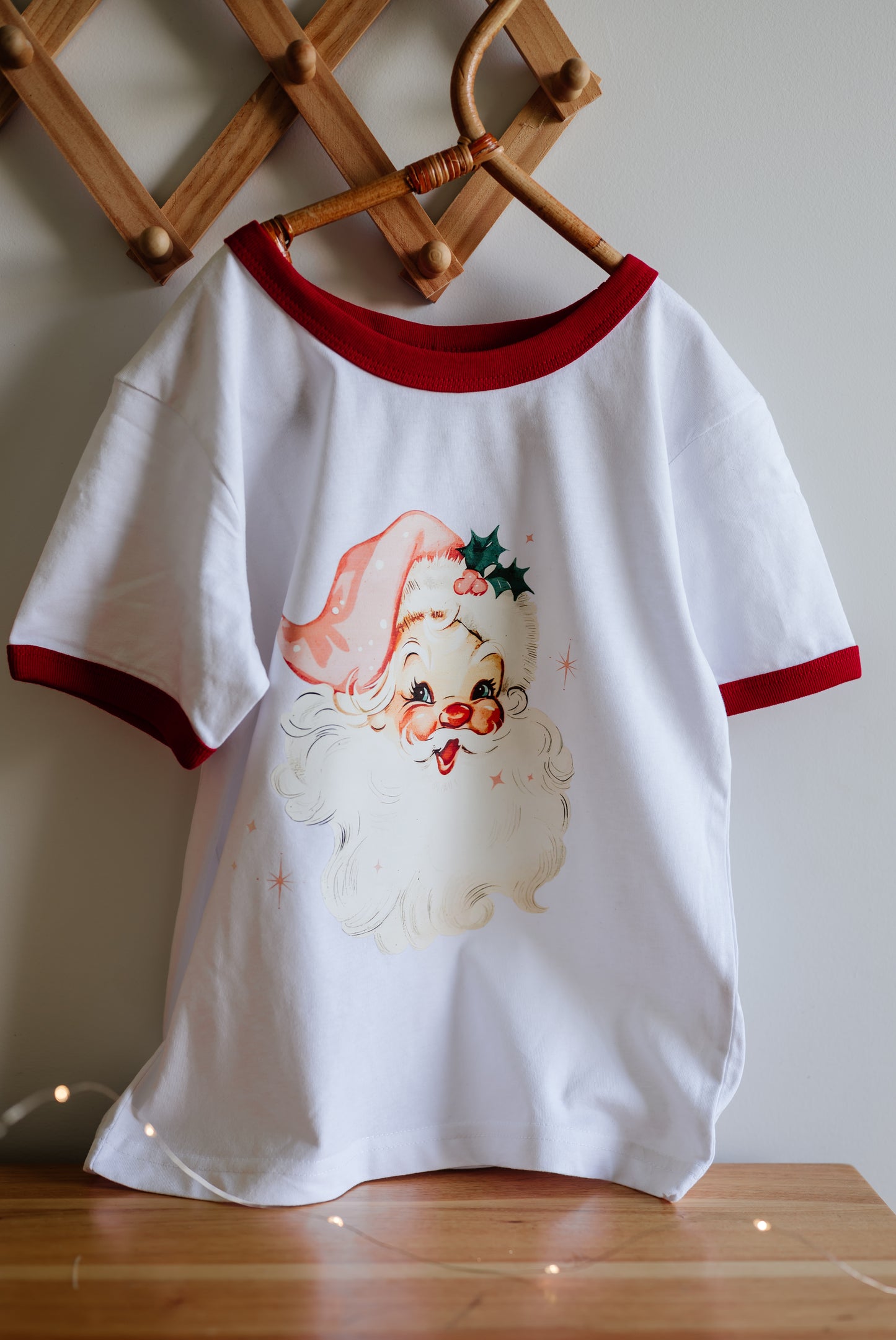 Vintage Santa Ringer Tee