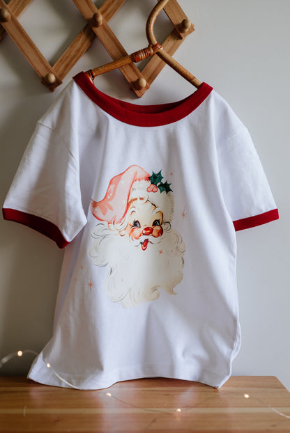 Vintage Santa Ringer Tee