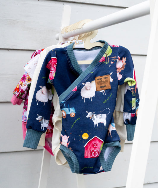 Raise the Rural Cross Cross Bodysuit