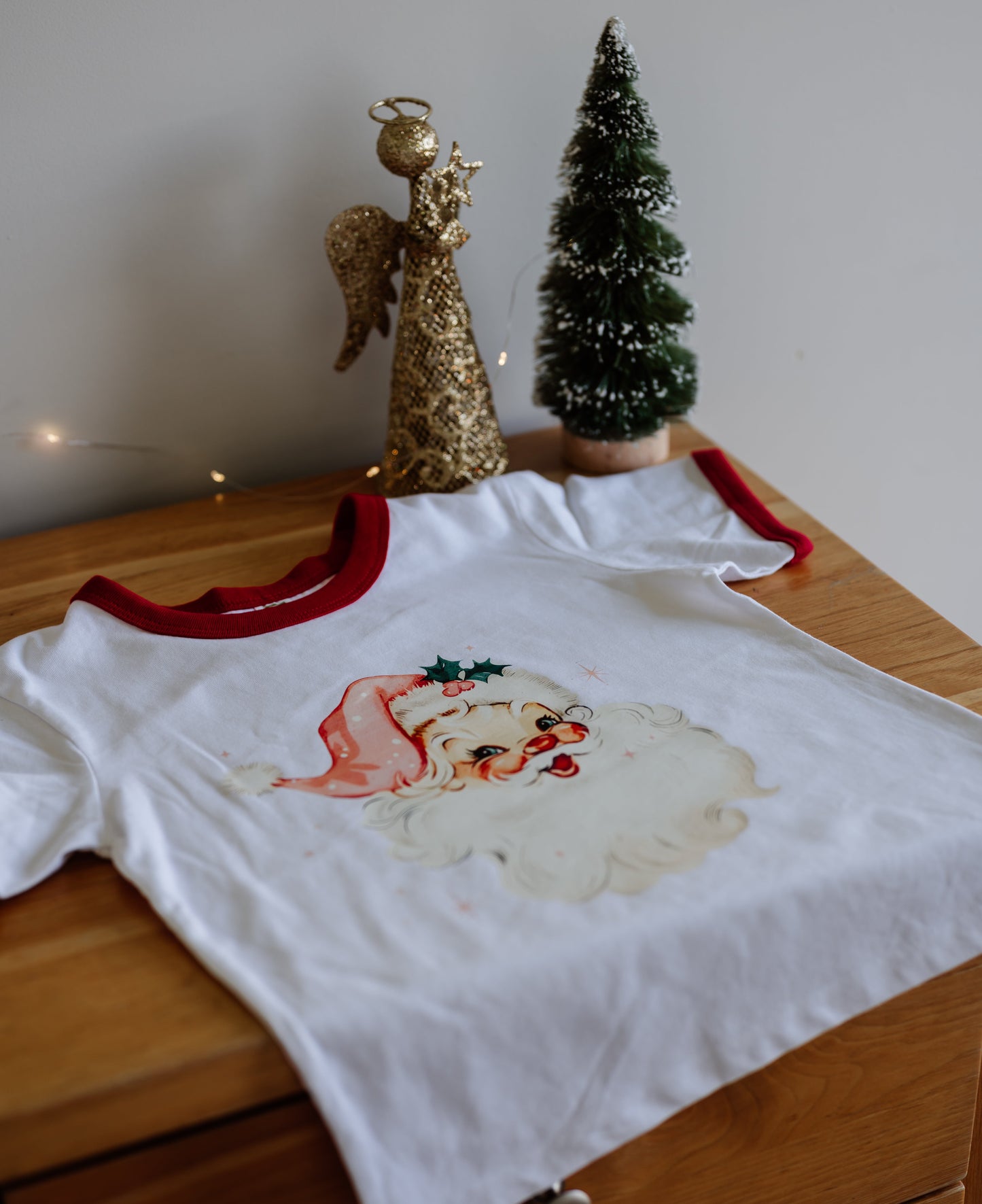 Vintage Santa Ringer Tee