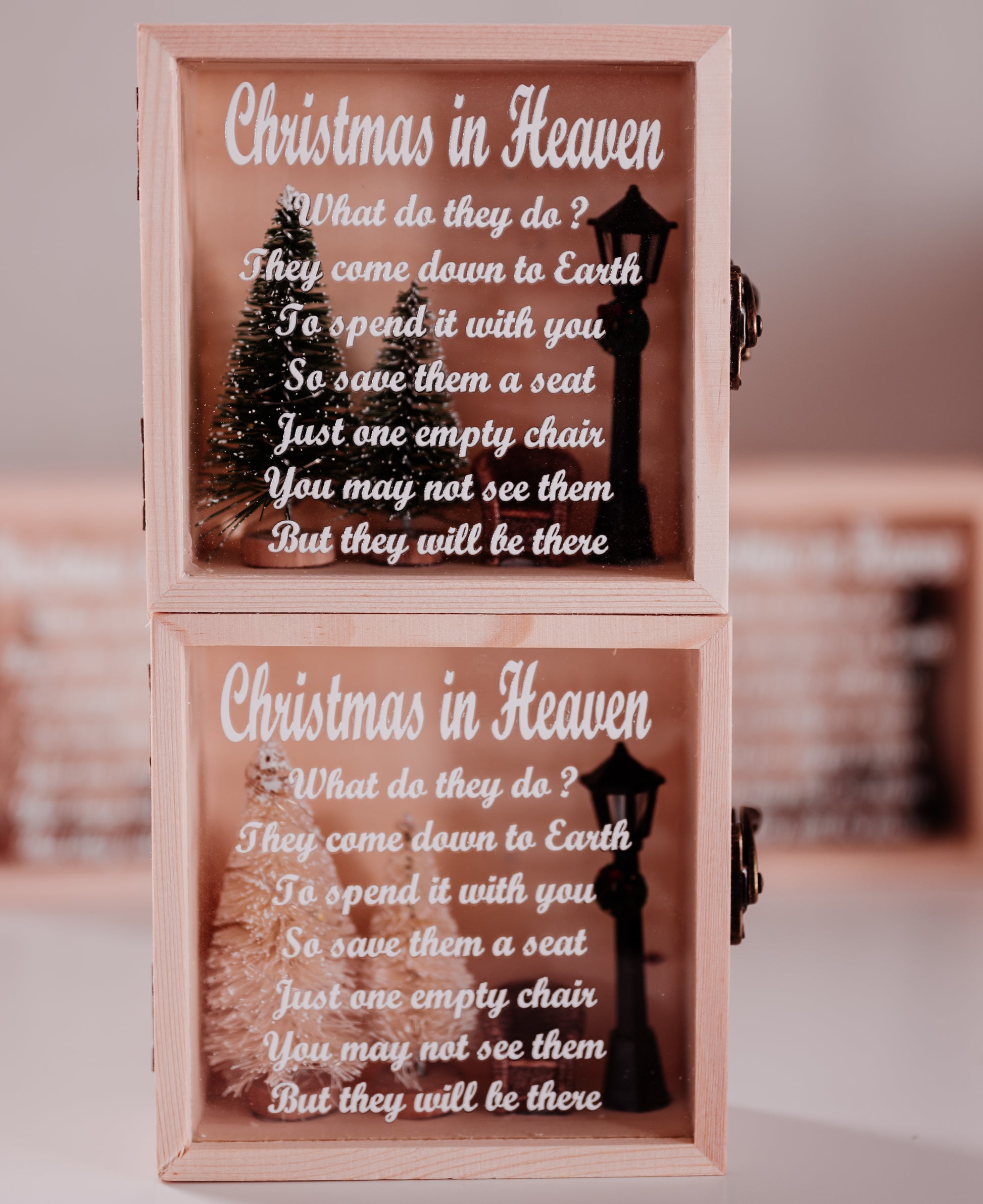 Christmas in Heaven Shadow Box Ornament