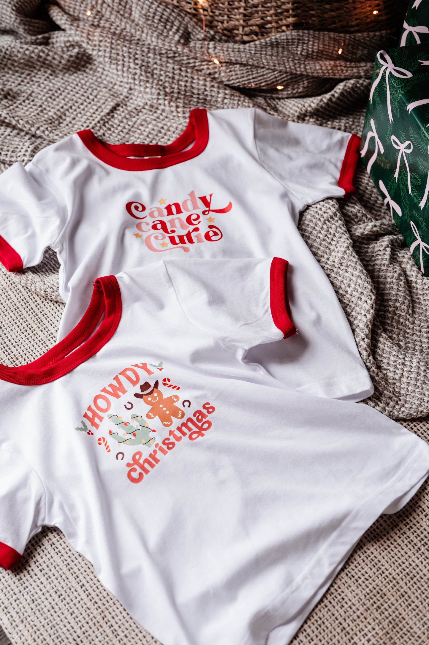 Howdy Christmas Ringer Tee