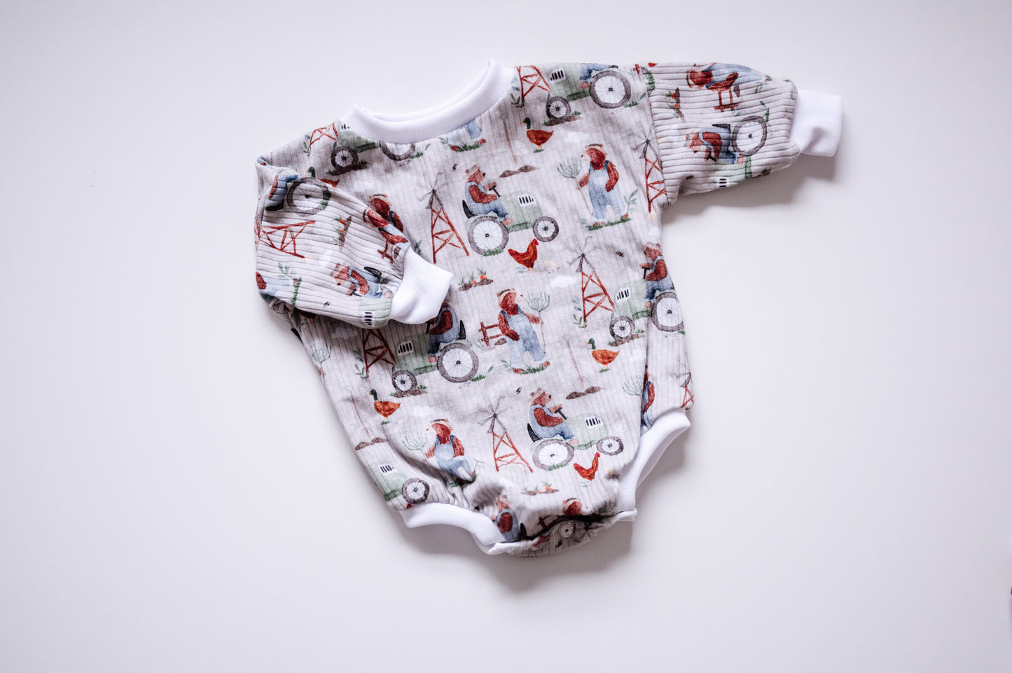Farmer Bear Romper
