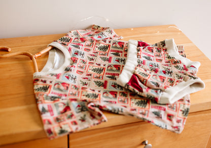 Vintage Christmas Tee & Pocket Shorties
