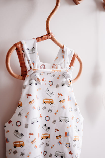 Beachy Knotted Overalls