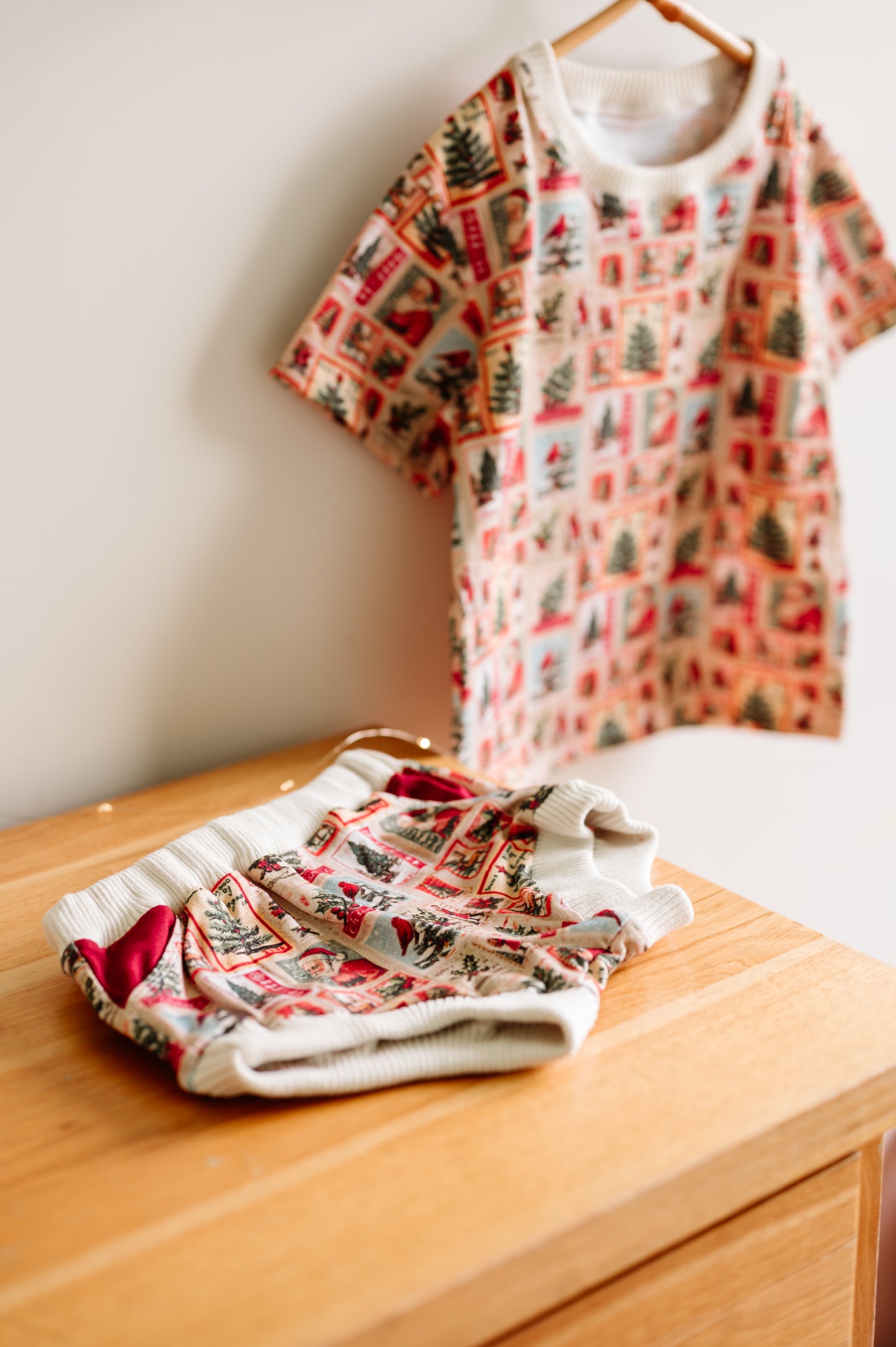 Vintage Christmas Tee & Pocket Shorties