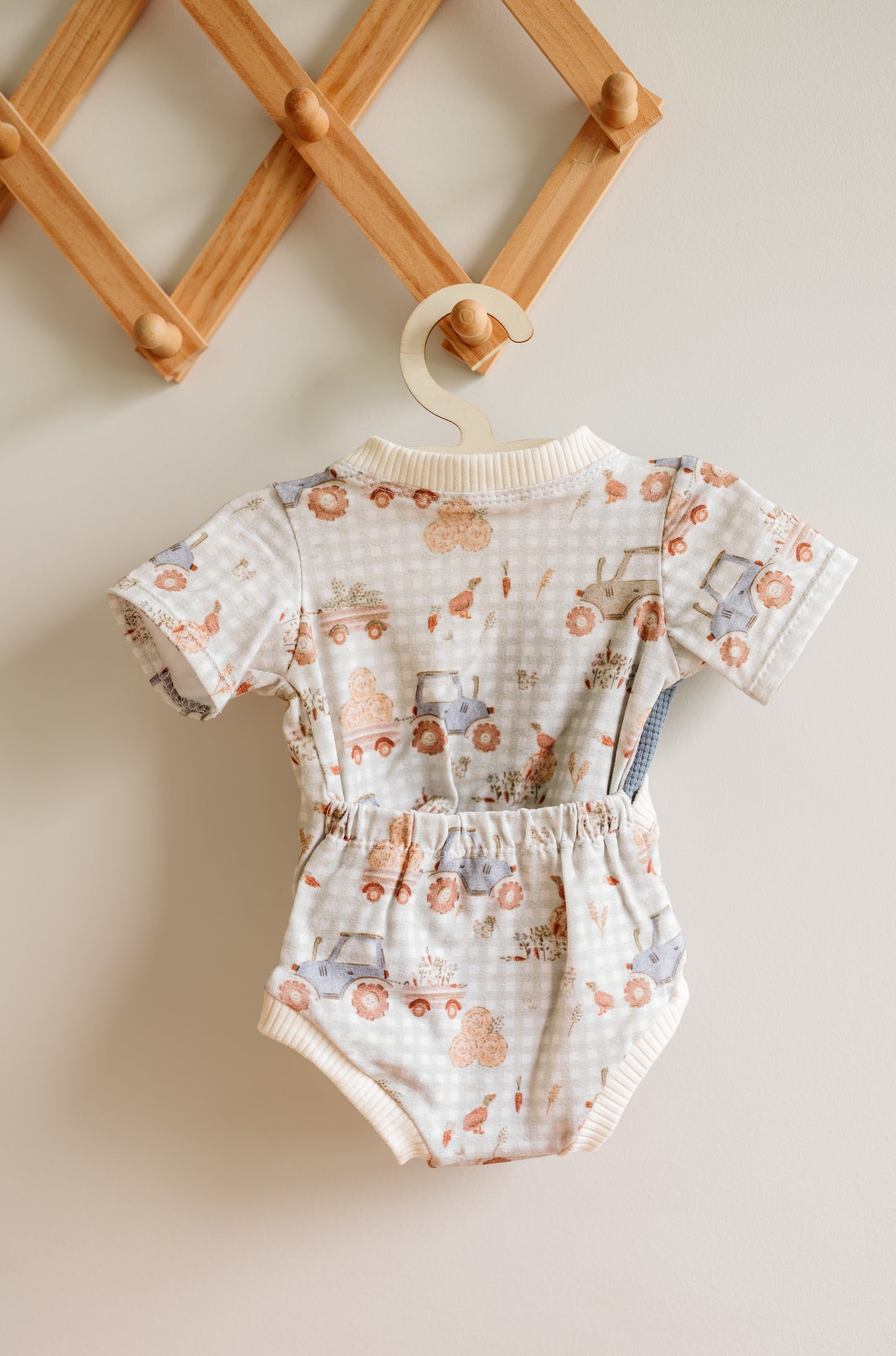 Farm Gingham Criss Cross Bodysuit