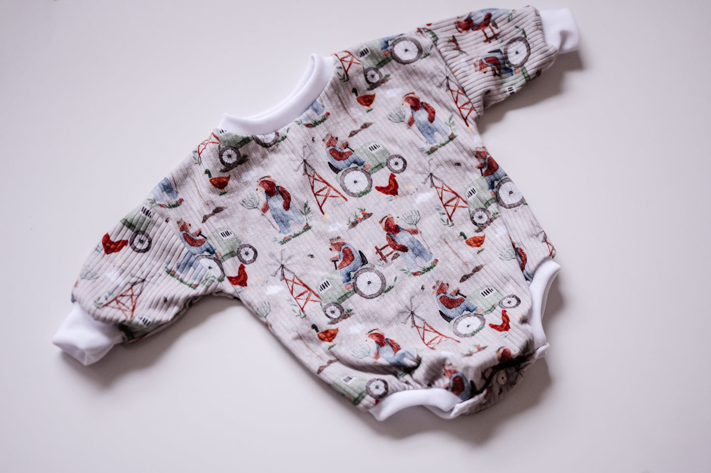Farmer Bear Romper