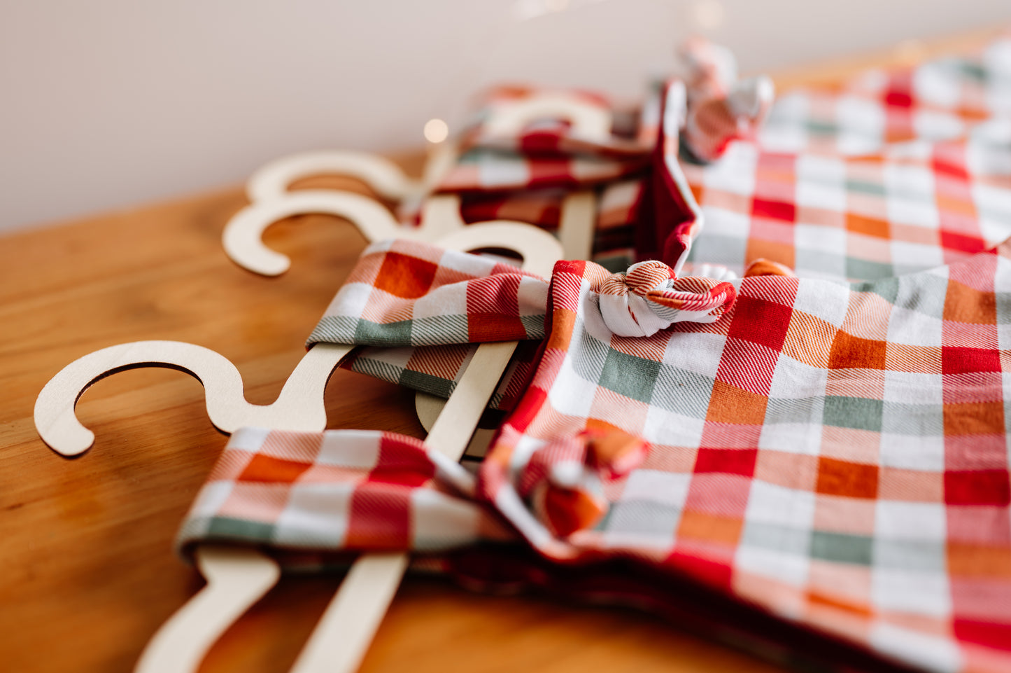 Check Knotted Overalls