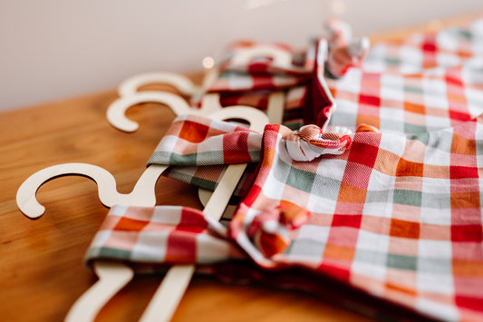 Check Knotted Overalls