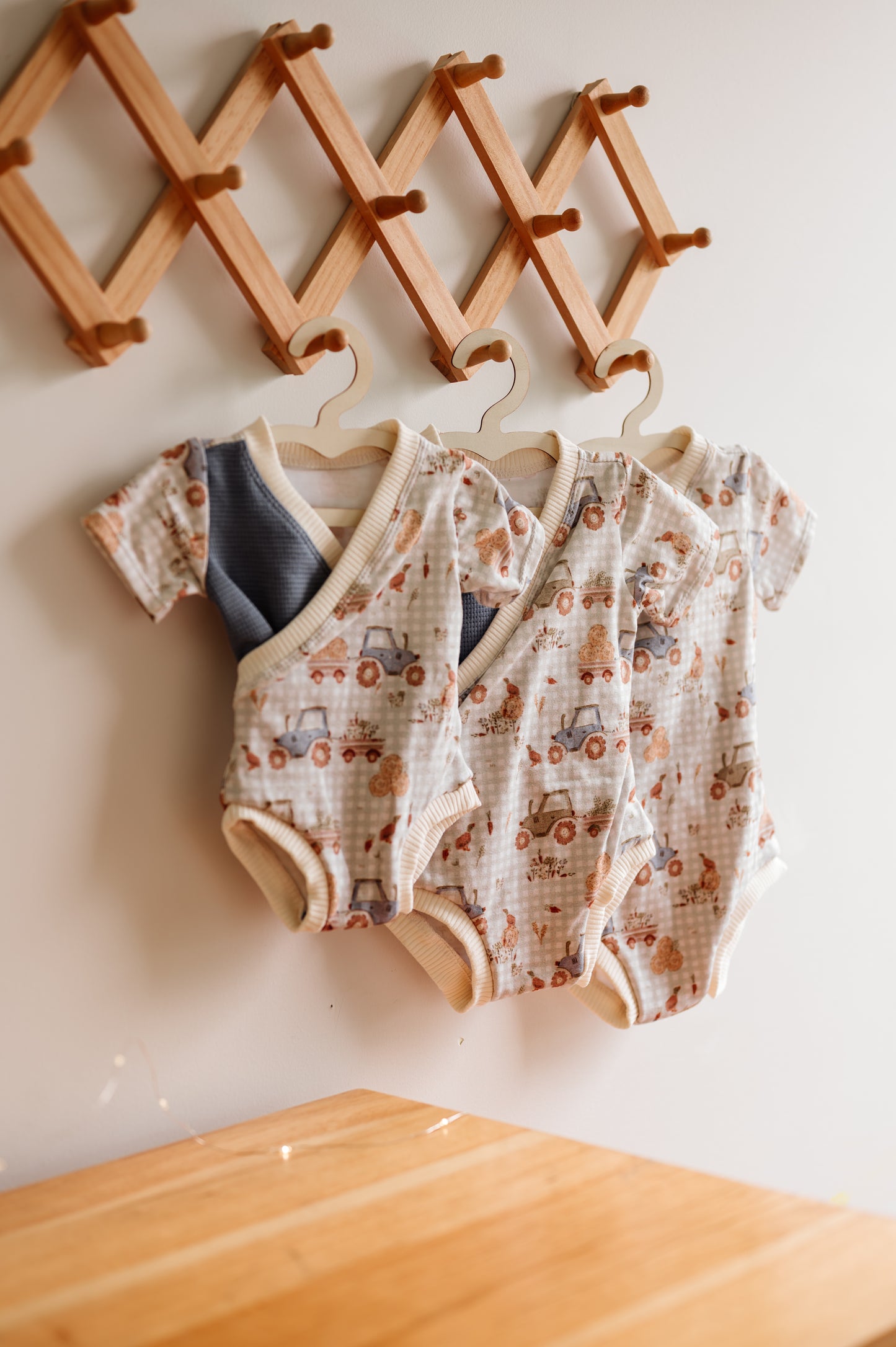 Farm Gingham Criss Cross Bodysuit