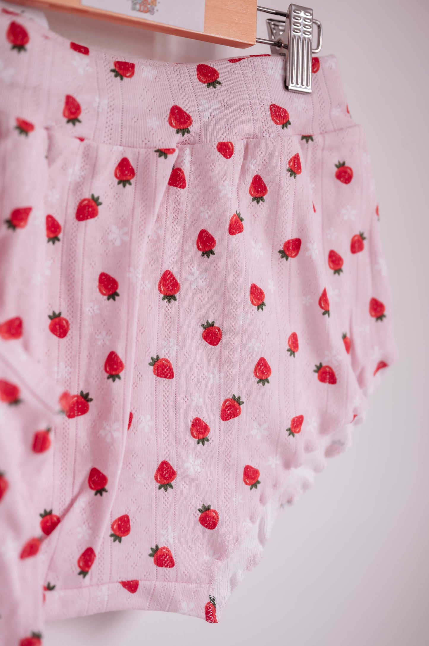 Strawberry Pointelle Set