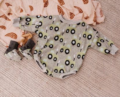 Tractor Knit Romper