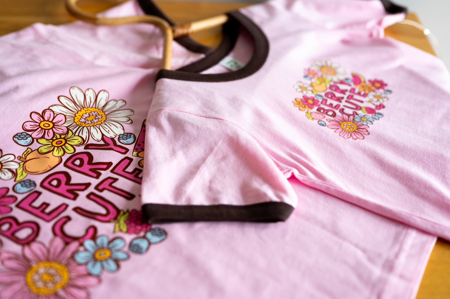 Berry Cute Ringer Tee