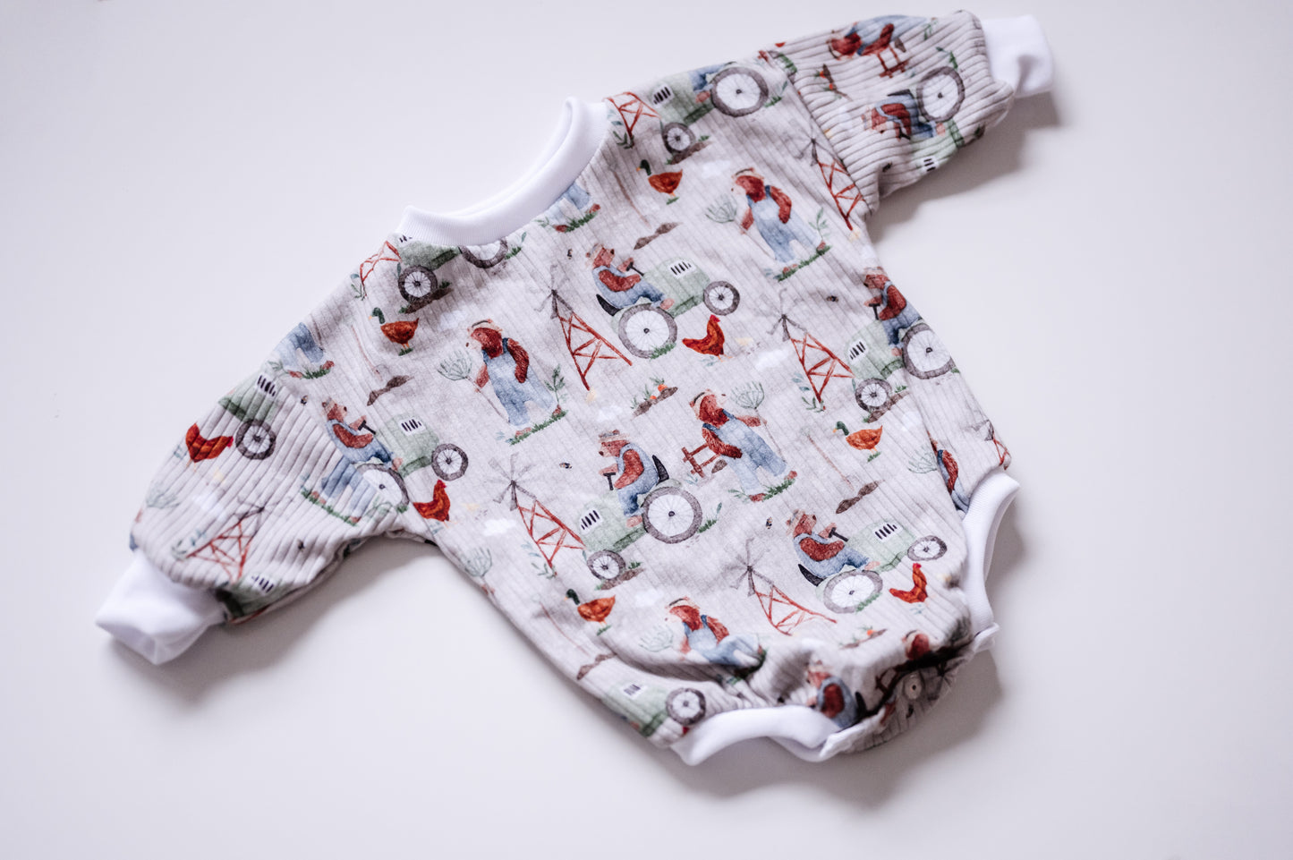 Farmer Bear Romper