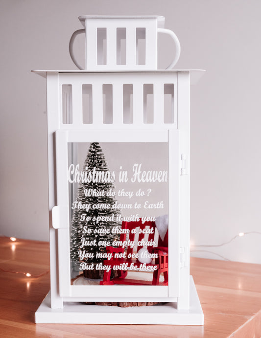 Christmas in Heaven Lantern Basic - No Lights