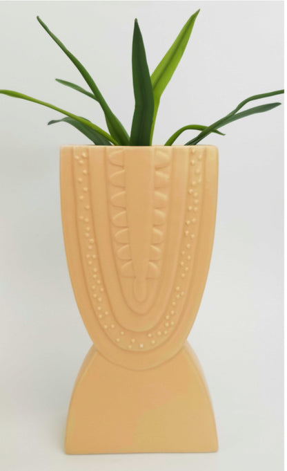 Addie Rainbow Vase Sand - Medium 22cm