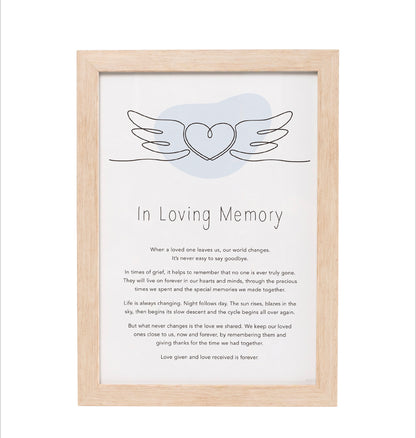 Gift Of Words In Loving Memory