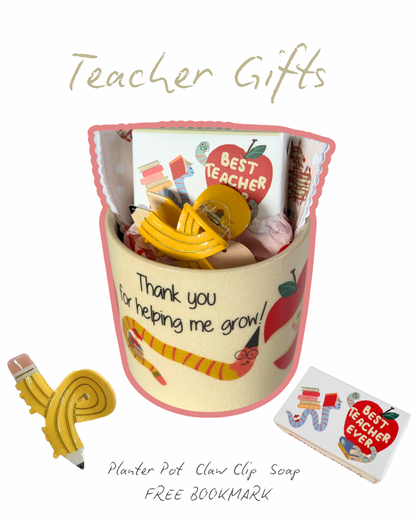 Teacher Gift Bundle “Thank you for helping me grow!”