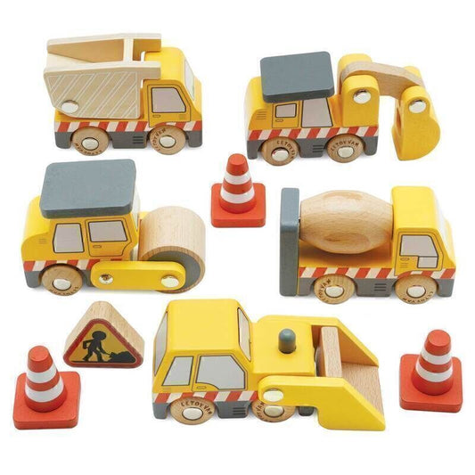Construction Toy Cars, Trucks & Diggers - 7 Pc