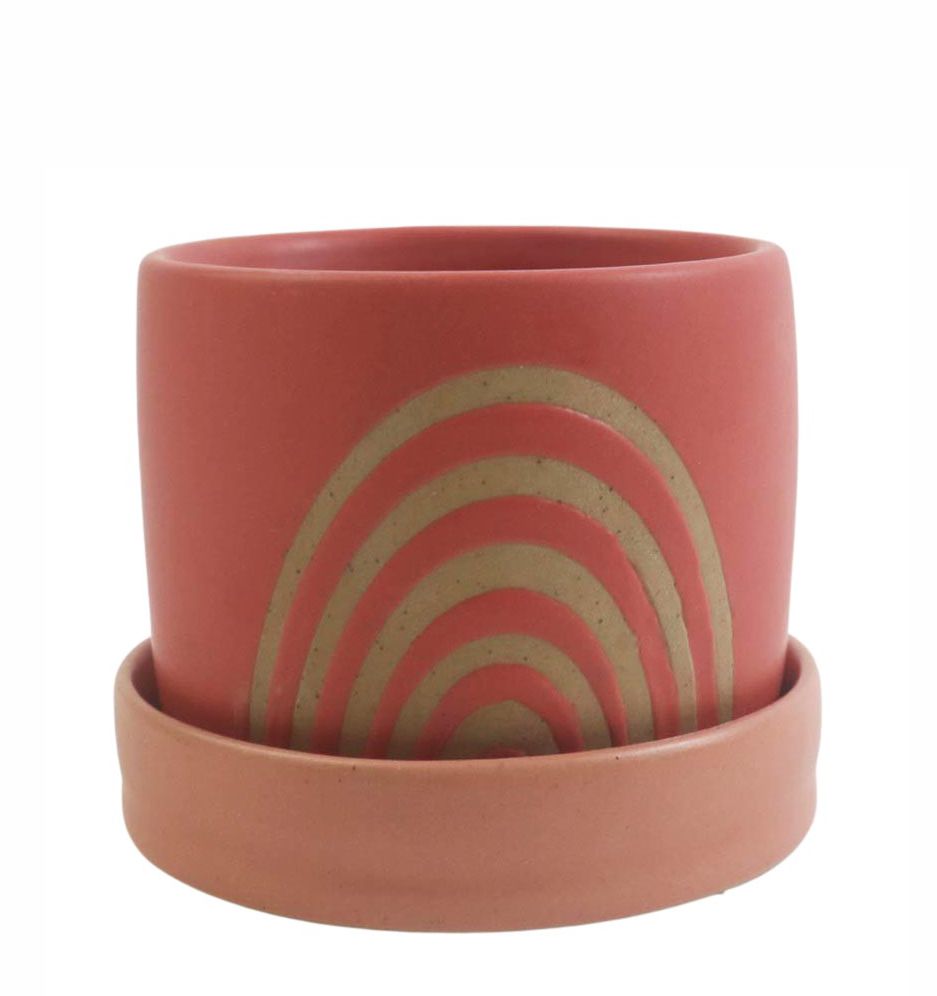 Shae Rainbow Dish Bowl Pink Peach - Small 8cm