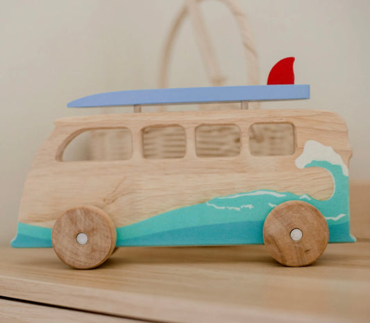Wooden Surfing Van