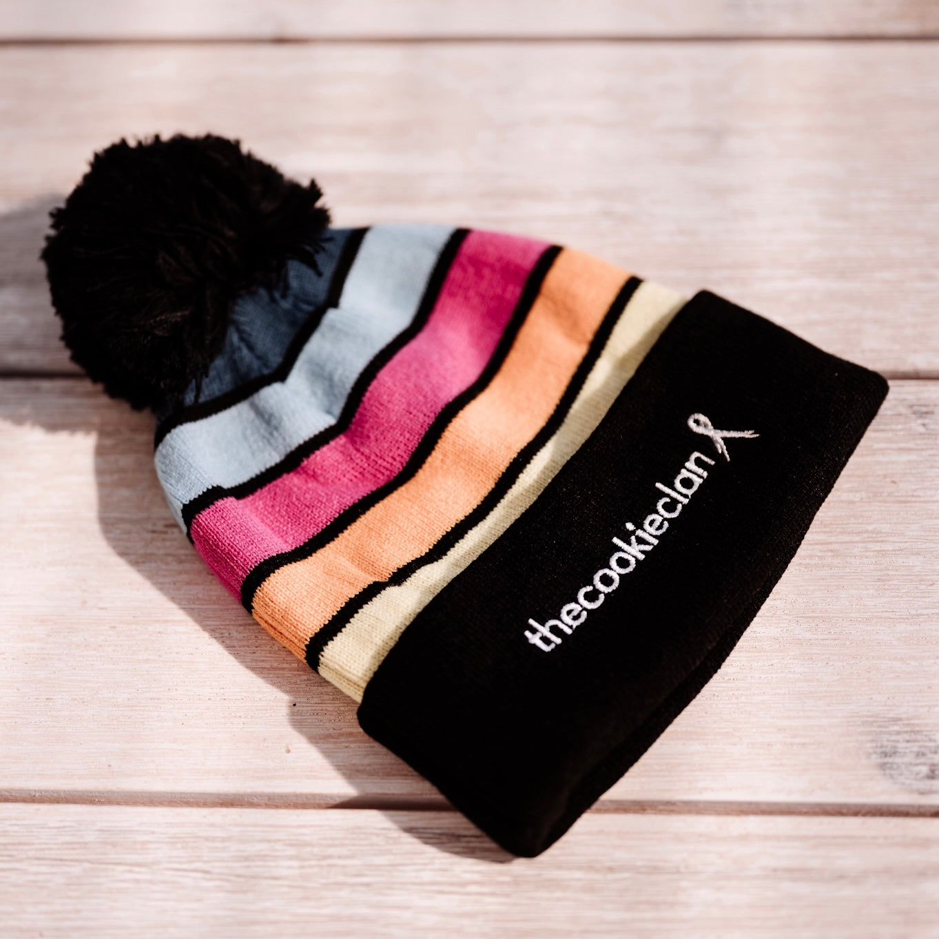 Rainbow Beanie - Brain Cancer Merchandise Australia